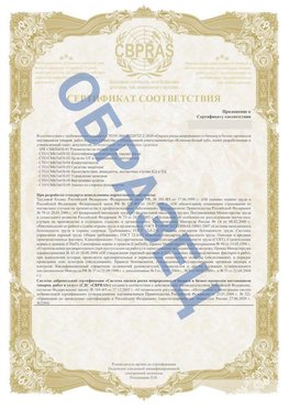 Образец Приложение к СТО 01.064.00220722.2-2020 Адлер Сертификат СТО 01.064.00220722.2-2020 